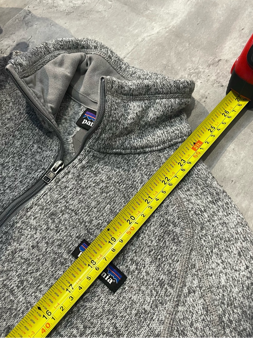 Patagonia quarter zip fleece grey sweater womens XS - Picture 5 of 5